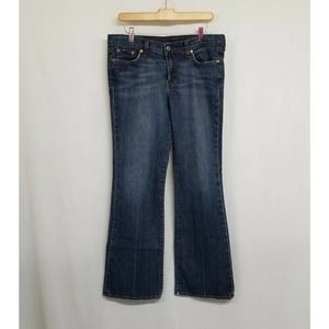 Lucky Brand Blue Boot Cut Jeans with Faded Detailing